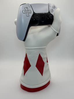 Red Black Blue Ranger Gaming Stand - Hands of Power - Mas Fuego 3D Productions 3d model