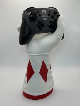 Red Black Blue Ranger Gaming Stand - Hands of Power - Mas Fuego 3D Productions 3d model