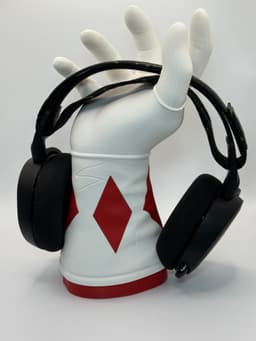 Red Black Blue Ranger Gaming Stand - Hands of Power - Mas Fuego 3D Productions 3d model