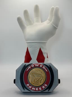 Red Black Blue Ranger Gaming Stand - Hands of Power - Mas Fuego 3D Productions 3d model