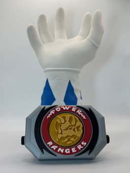 Red Black Blue Ranger Gaming Stand - Hands of Power - Mas Fuego 3D Productions 3d model