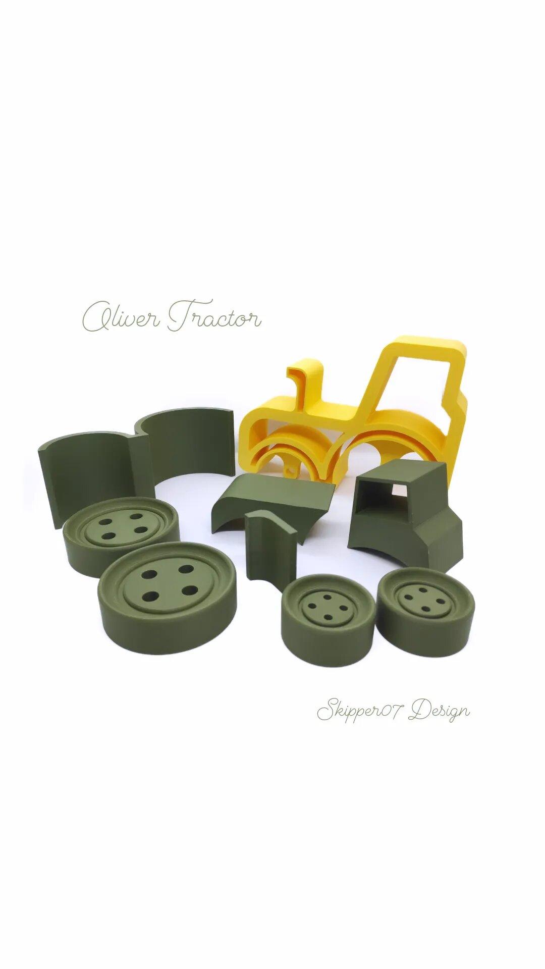 Oliver Tractor 2.5 3d model