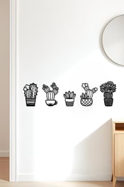 Cactus Wall Art, Wall Decor, Home Decor 3d model