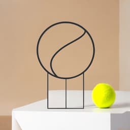 Planet Line Art - Desktop Line Art 3d model