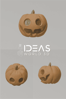 PumpkinFace decor 3d model