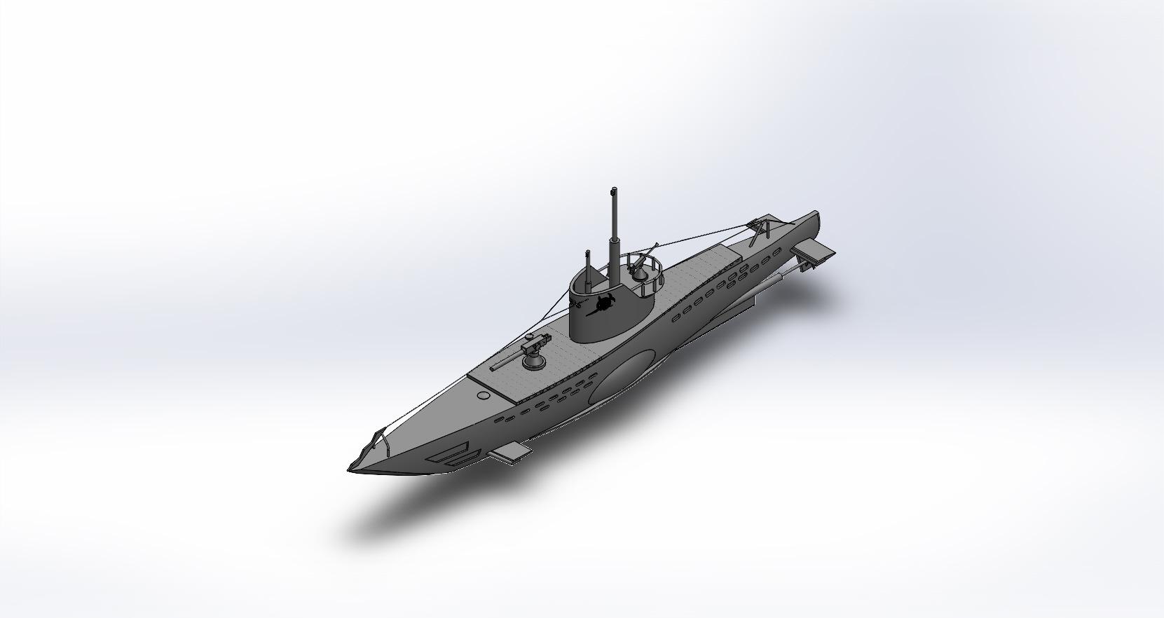 U-Boot VIIC.STL 3d model