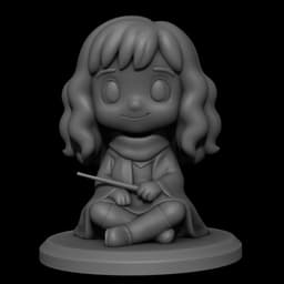 Harry Potter Chibi 3D Printable Collection – Full Set of 8 Characters 3d model