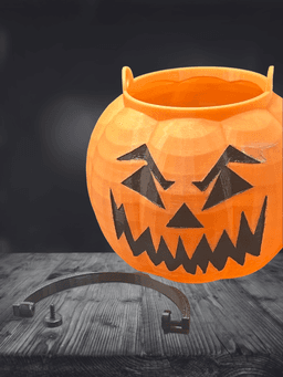 Trick or treat candy bucket 3d model