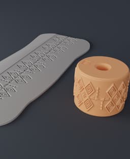 Texture Rollers Aztec middle Vol.2 (4-6) 3d model