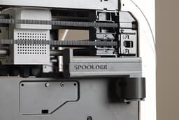 Foldable filament spool holder for Bambu Lab P1P with spring hinge . #ThangsBambuContest 3d model
