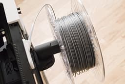 Foldable filament spool holder for Bambu Lab P1P with spring hinge . #ThangsBambuContest 3d model
