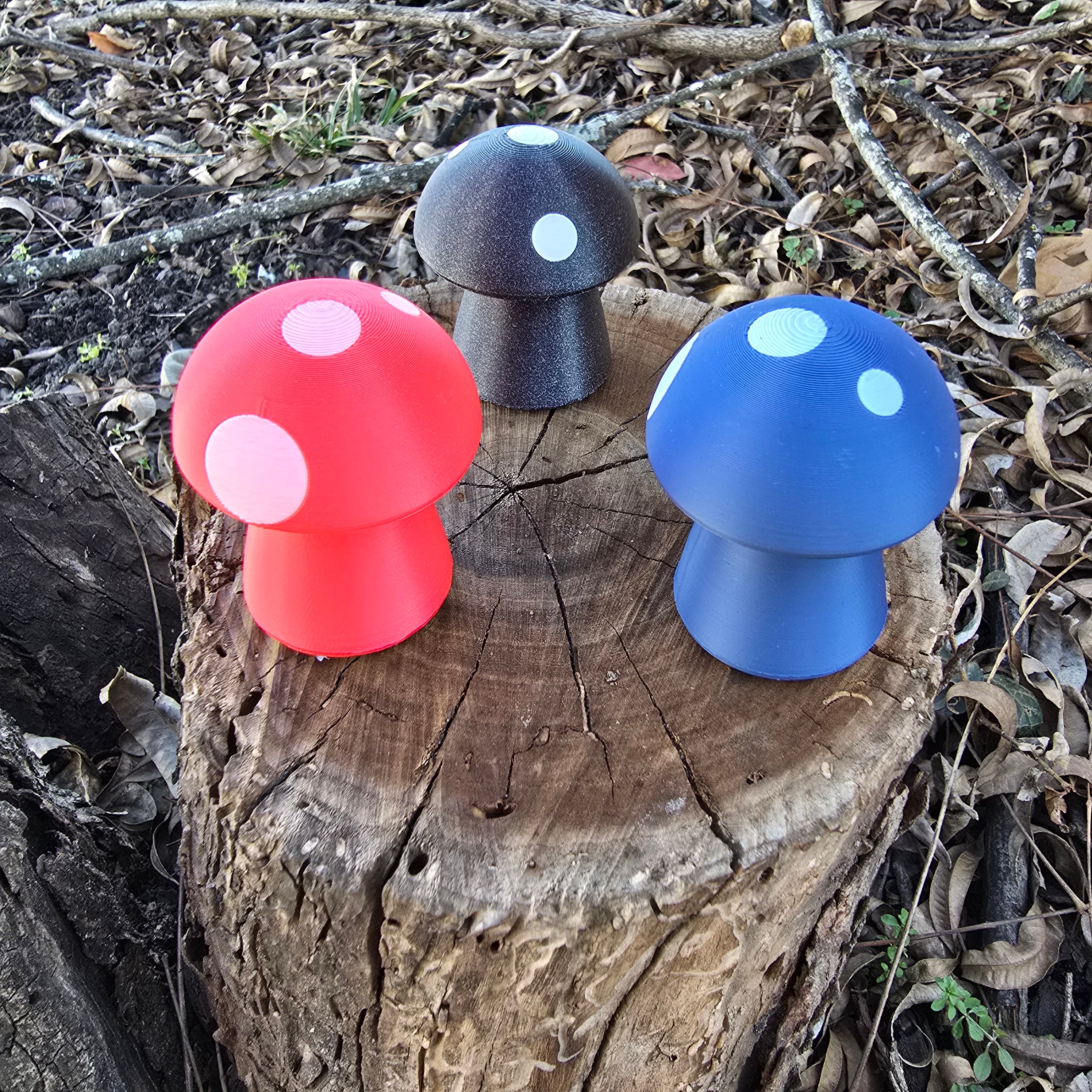 Mushroom Fidget Clicker 3d model