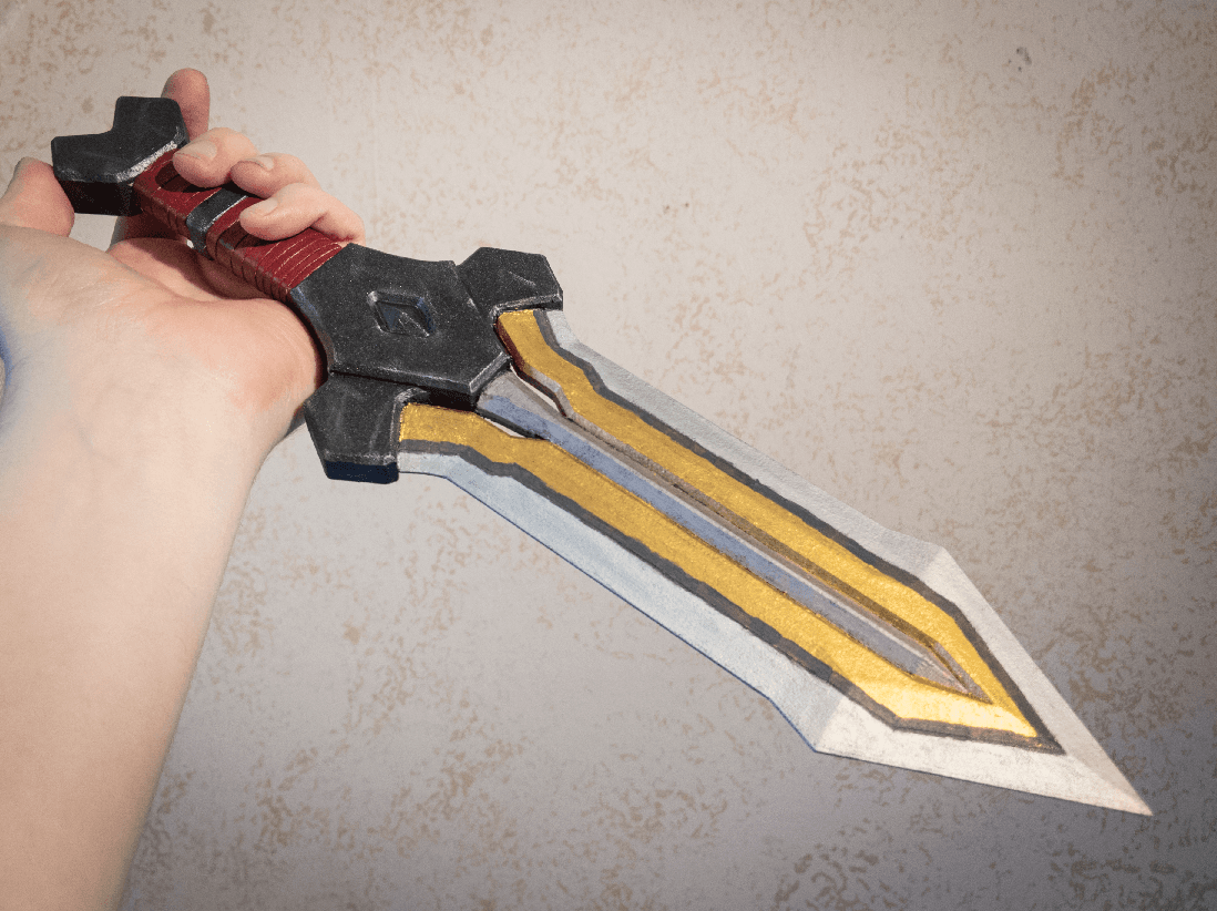 Dwarven Clan Dagger - Pathfinder 2e - 3D-printed and painted - 3d model
