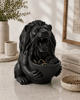 Lion Valet Tray STL – Key Holder, Wallet Bowl & Desk Decor 3d model