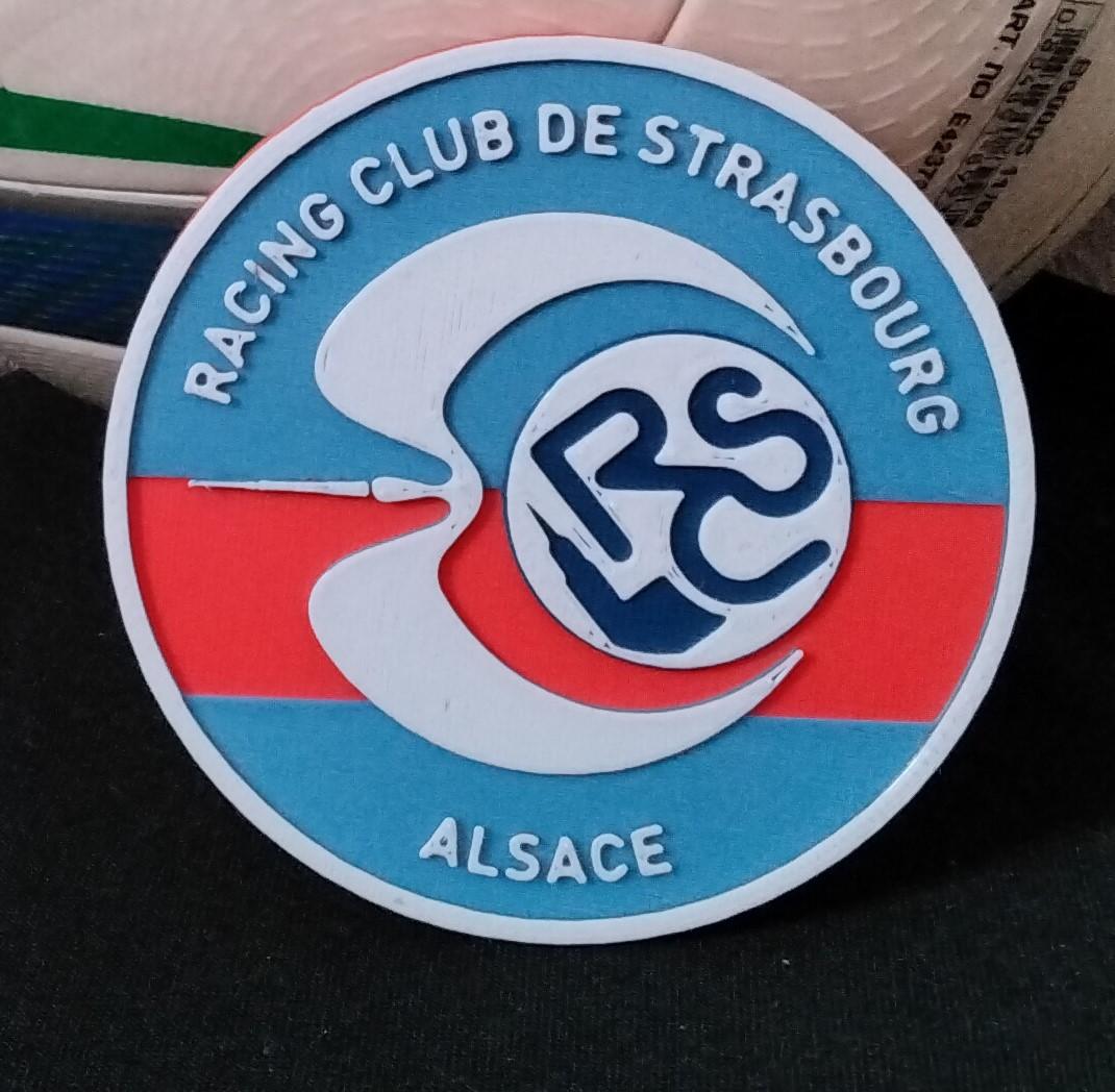 Racing Club de Strasbourg Alsace coaster or plaque 3d model