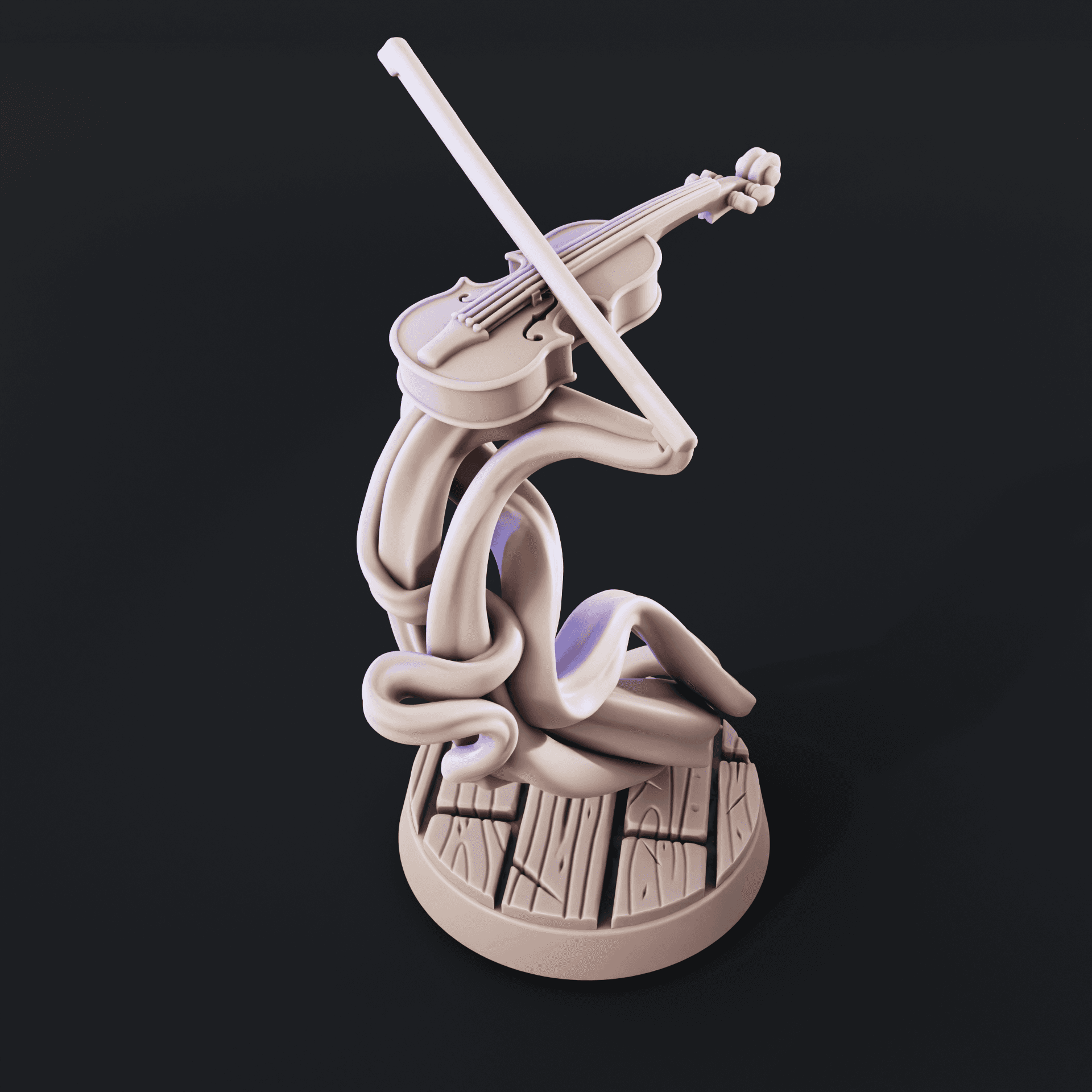 Haunted Violin 3d model