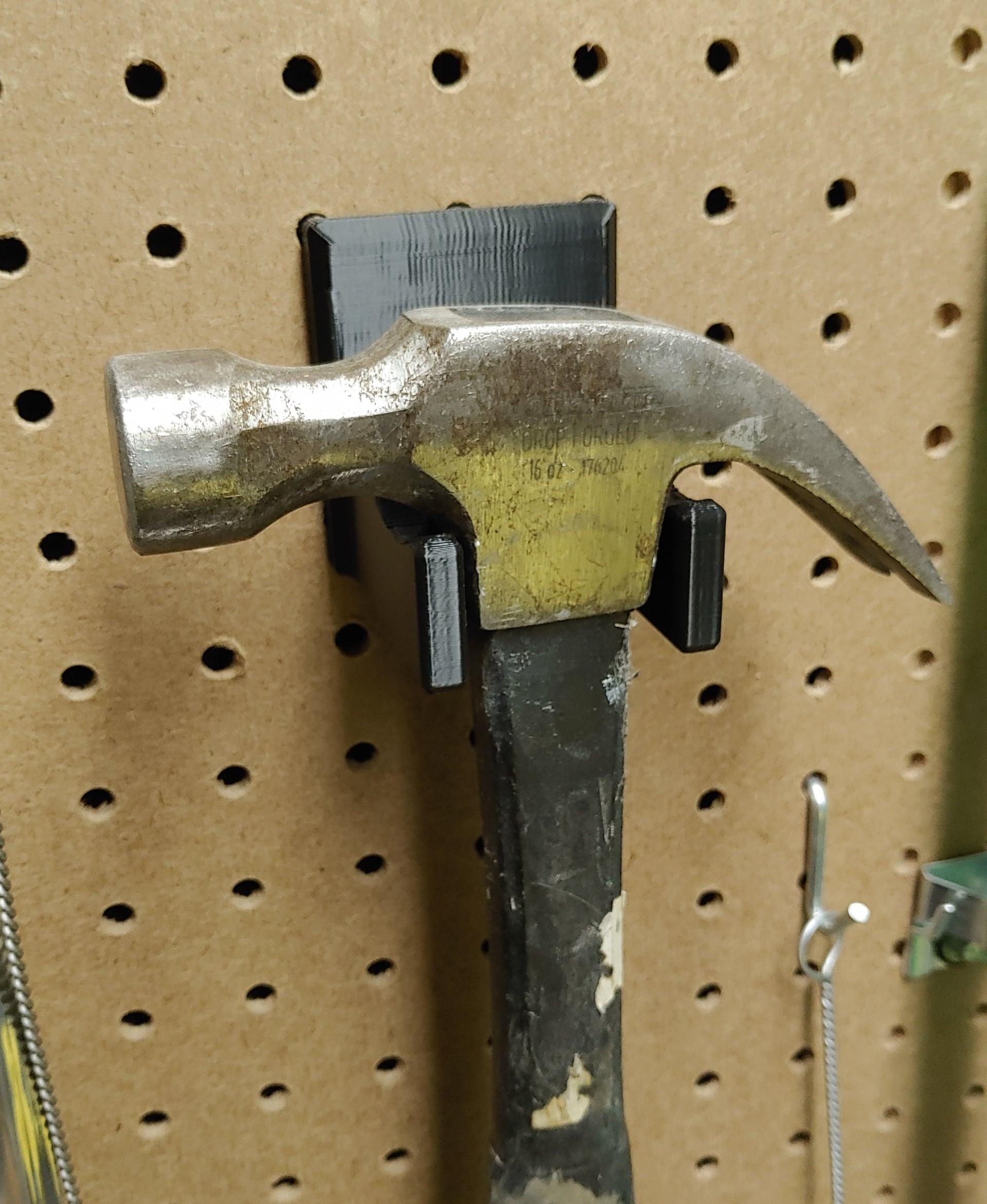 Pegboard - Two Prong Holder.stl 3d model