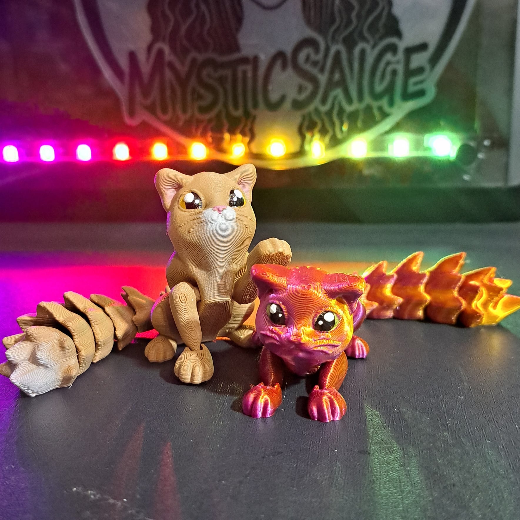 Flexy Chibi Cat 3d model