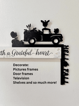 Hello Fall Door Corner Decoration Autumn Home Decor Thanksgiving Fall Decor 3d model