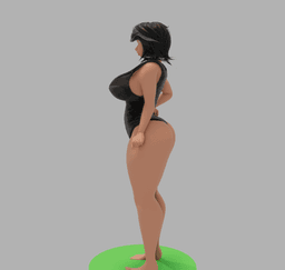 Goth Girlfriend v2 3d model