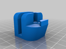 Riel Puerta Mampara Ducha 3d model
