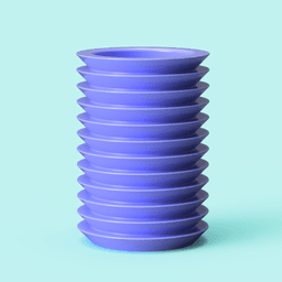 Beveled Pen Cup 3d model