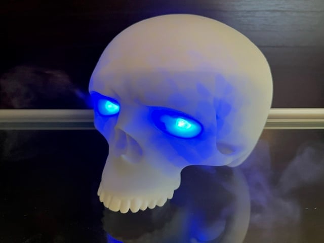 Mana spreading Lich-skull 3d model