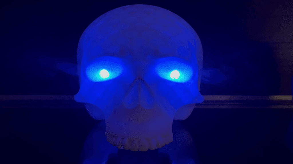 Mana spreading Lich-skull 3d model