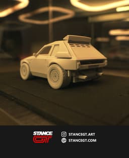 Delta S4 Rally car | Model Kit Car 3d model