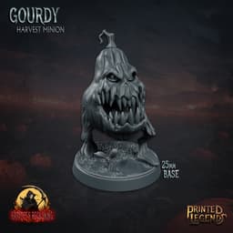 Gourdy x3 (25mm Bases) 3d model