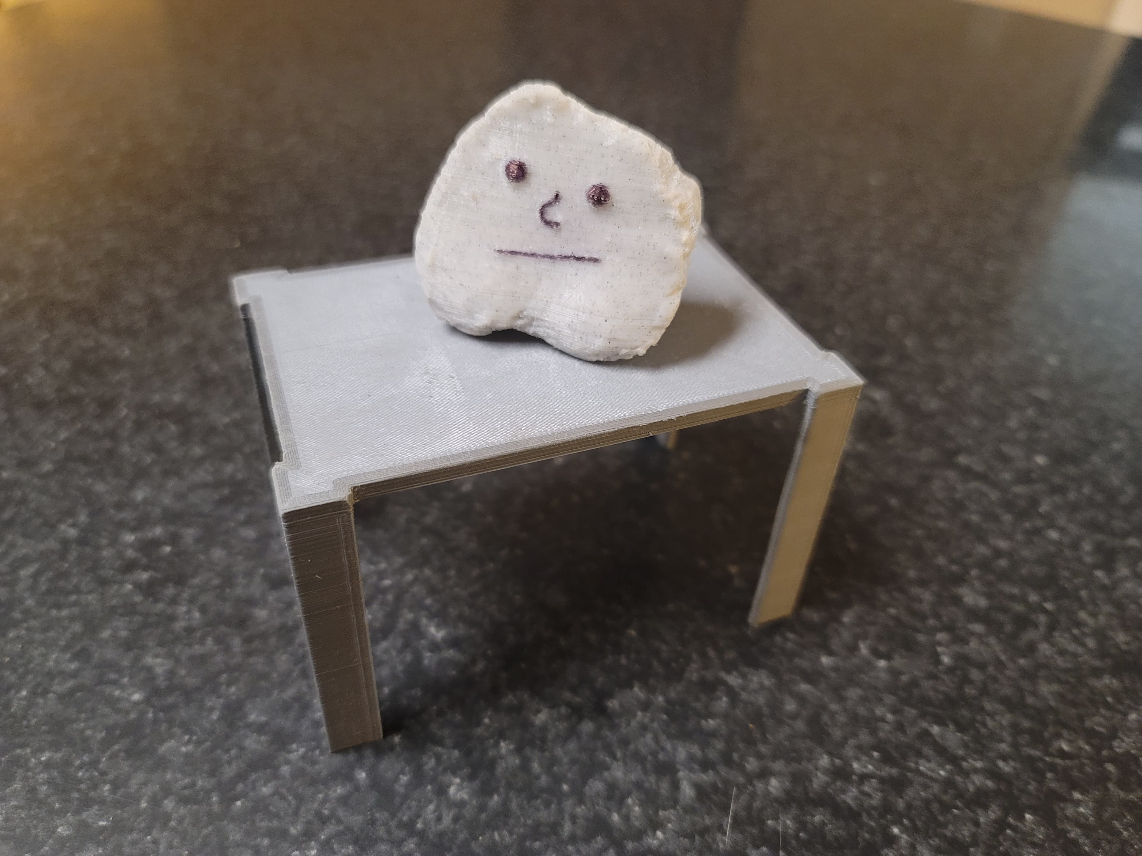 PoochRockC2.stl - Pooch Rock 'n on a Pooch table - 3d model