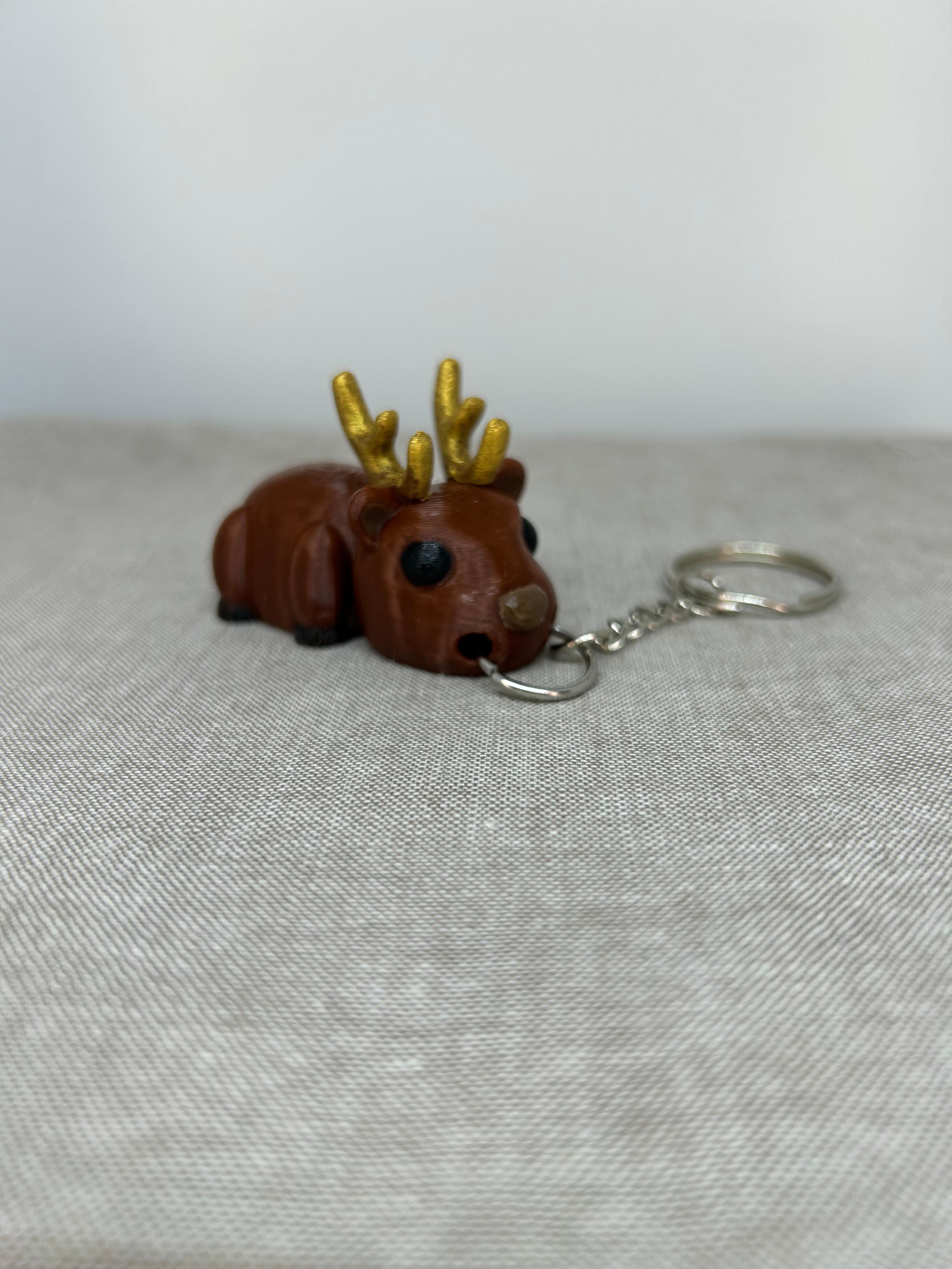Reindeer Mini Keychain 3d model