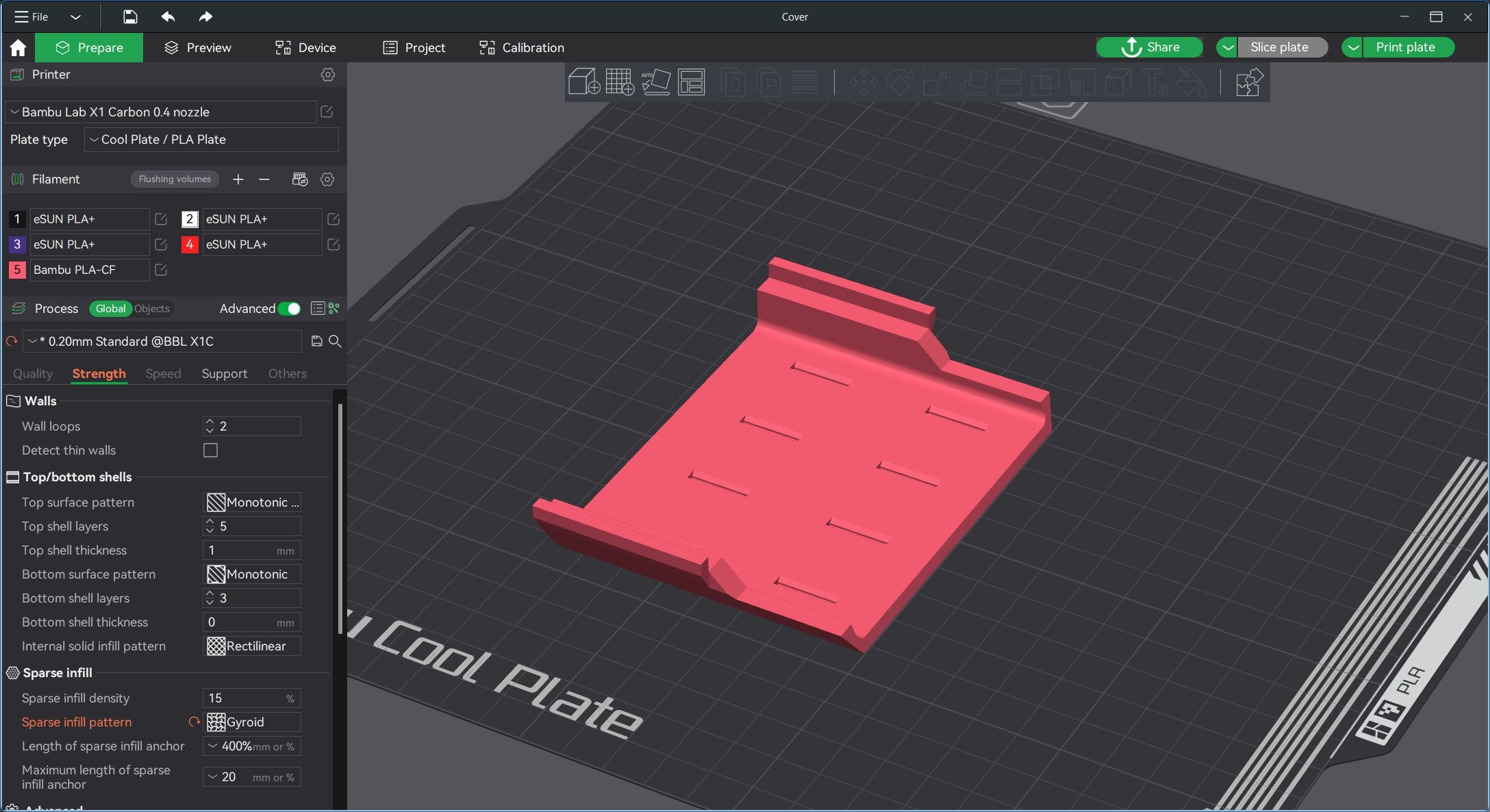 Nitecore D4 Charger Dust Cover 3d model