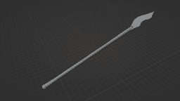 Elf Spear v1 3d model