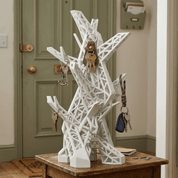 Abstract Geometric Tree Keychain Stand 3d model