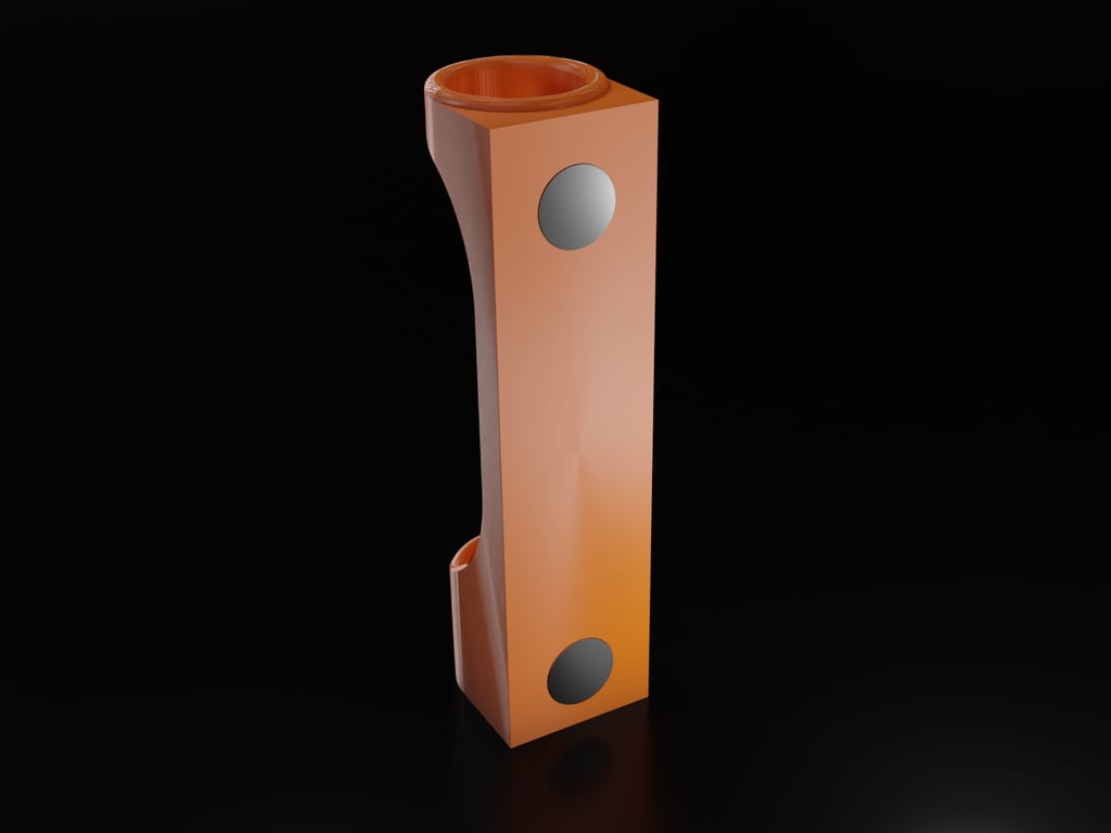 Fully Customizable Pen Holder Fridge Magnet 3d model