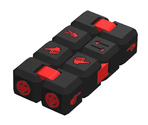 Fidget Cube Fidget Toy Workshop3D 3d model