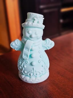 Ornate Snowman 3d model