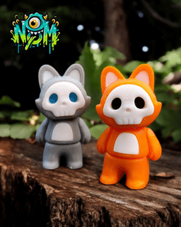 GRiM Critterz Cat Flexi- Nomz 3d model
