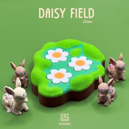 Articulated Gazelle & Daisy Field Clicker Desk Toy 3d model