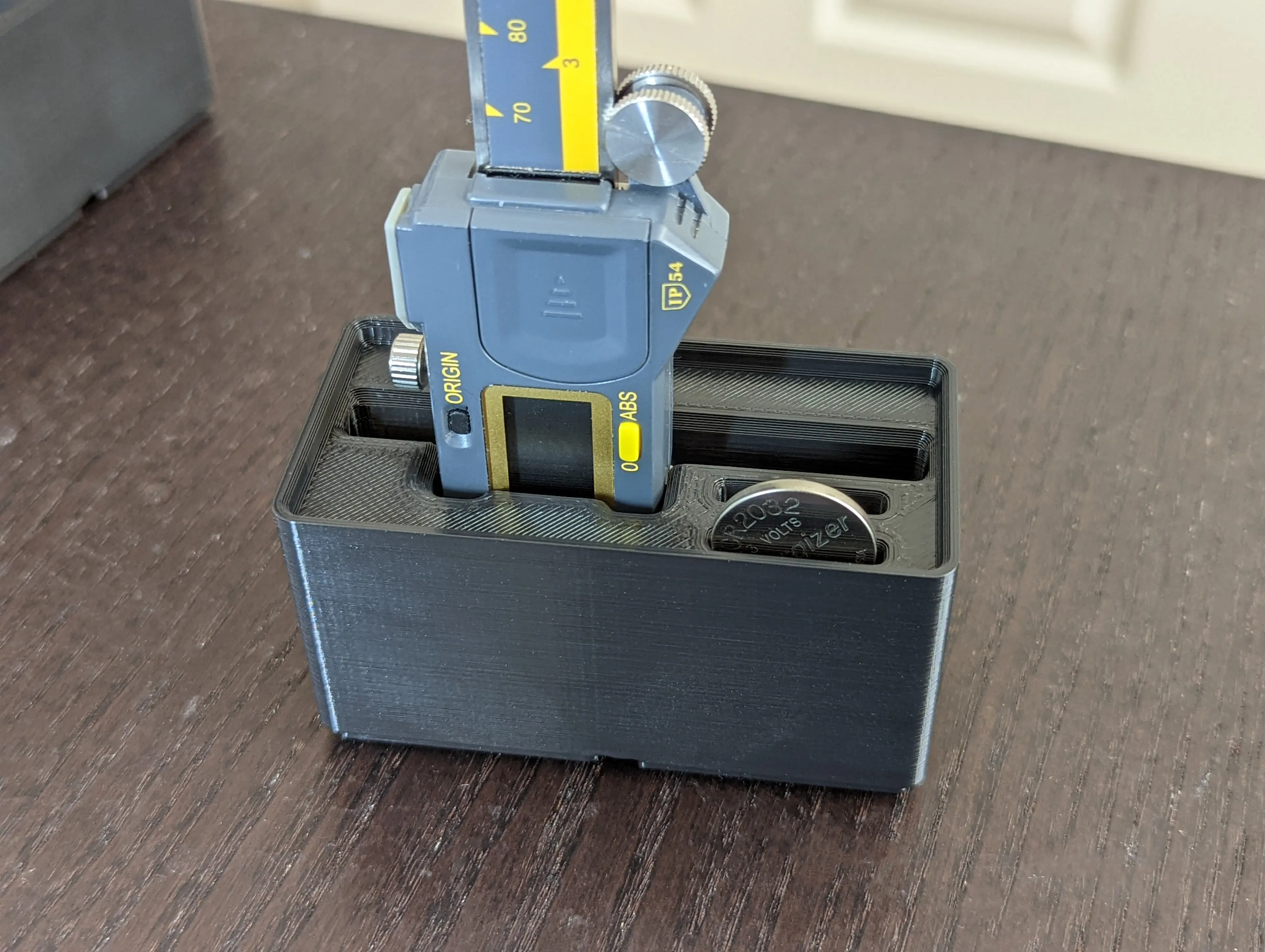 Gridfinity Caliper Holder, iGaging 3d model
