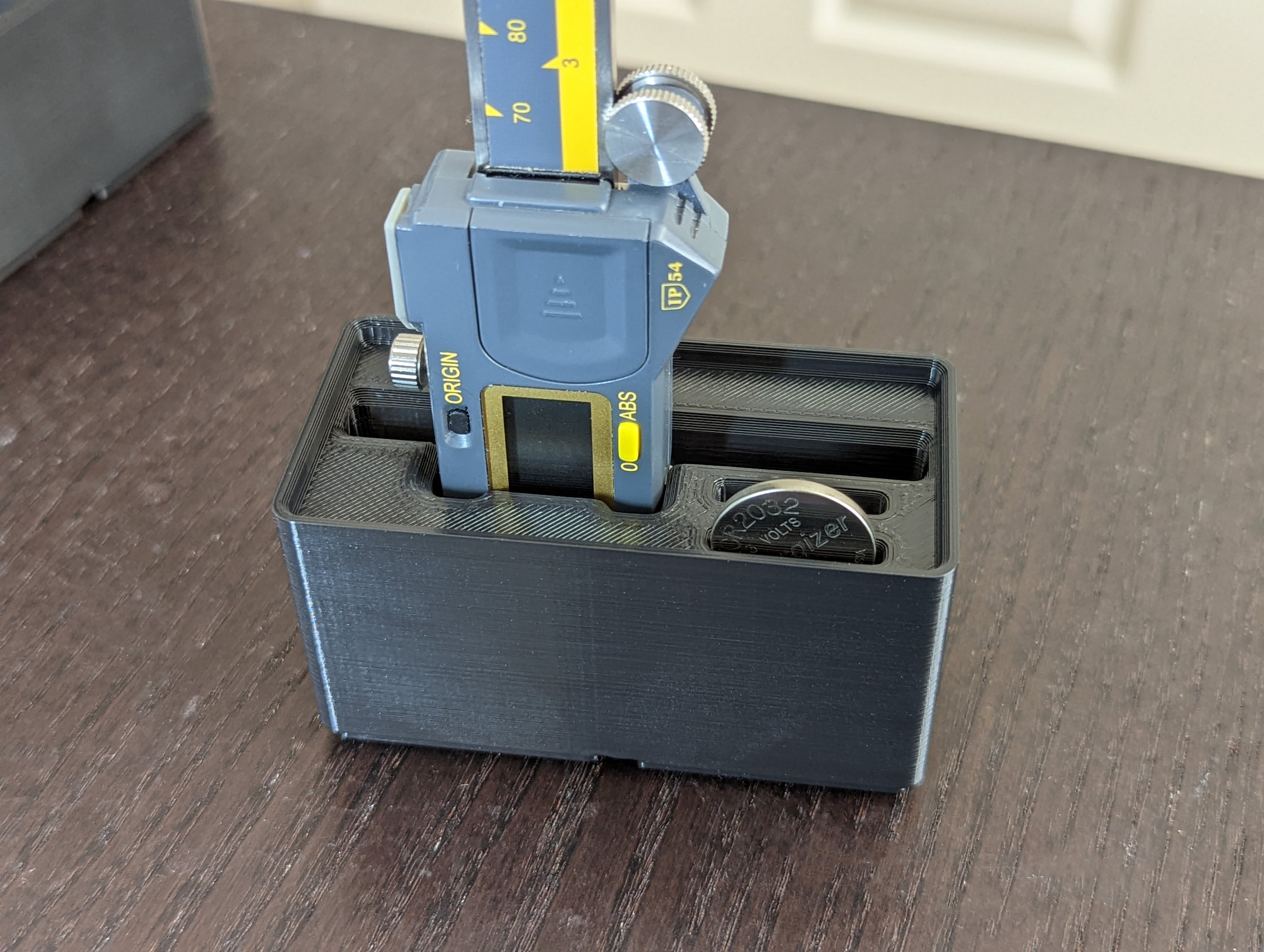 Gridfinity Caliper Holder, iGaging 3d model