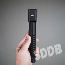DJI Wireless Mic Interview Handle 3d model
