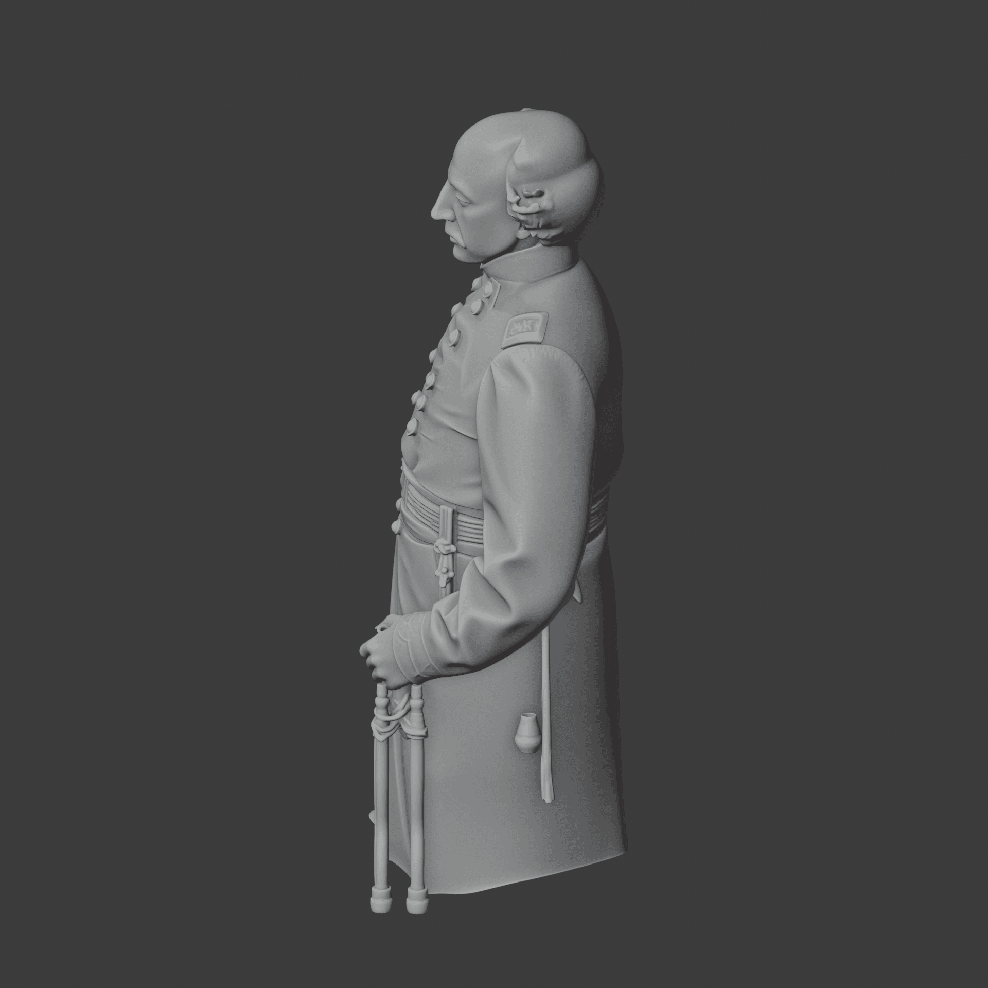Benjamin Butler Civil War Soldier 3d model