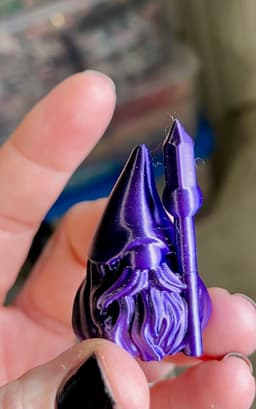 Mini Crystal Wizard Gnomes 3d model