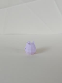 Jigglypuff Low Poly Pokemon 3d model