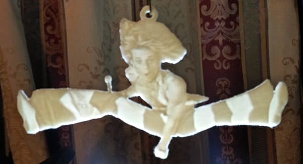 David Lee Roth Lithophane Ornament 3d model
