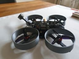 Viswhoop optimization kit (propeller guards, VTX antenna mount, Caddx Vista mount) 3d model