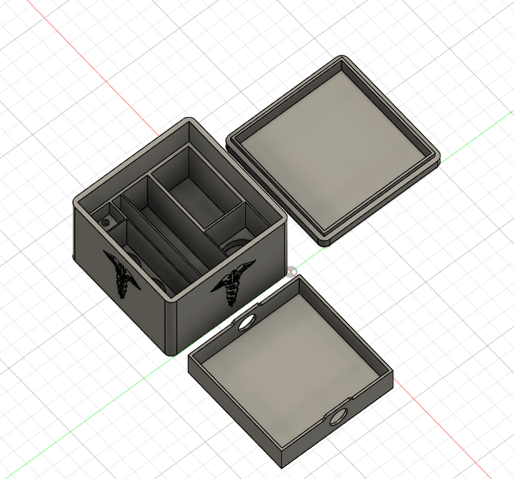 Medical Storage Box (Large) 3d model