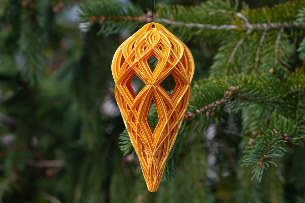 Christmas Teardrop Ornament 5 3d model